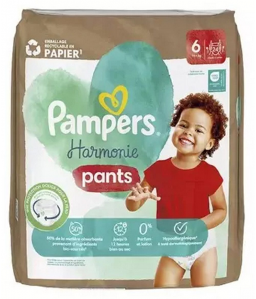 Pampers Harmonie Couches-Culottes Taille 6 (15 kg et +) x 24