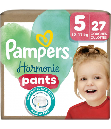 Pampers Harmonie Couches-Culottes Taille 5 (12-17 kg) x 27