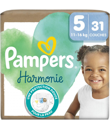 Pampers Harmonie Couches Taille 5 (11-16 kg) x 31