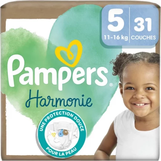 Pampers Harmonie Couches Taille 5 (11-16 kg) x 31