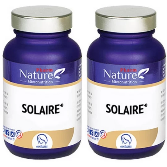 Pharm Nature Solaire Gélules 2 x 60