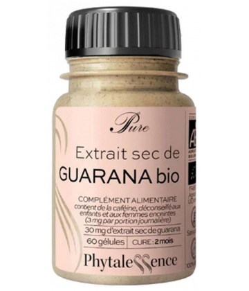 Phytalessence Pure Guarana Bio Gélules x 60