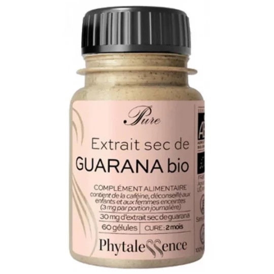 Phytalessence Pure Guarana Bio Gélules x 60