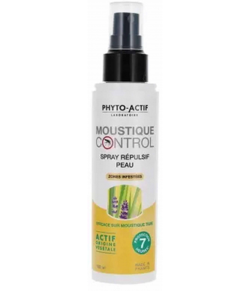 Phyto-Actif Moustique Control Spray Répulsif Peau 100 ml
