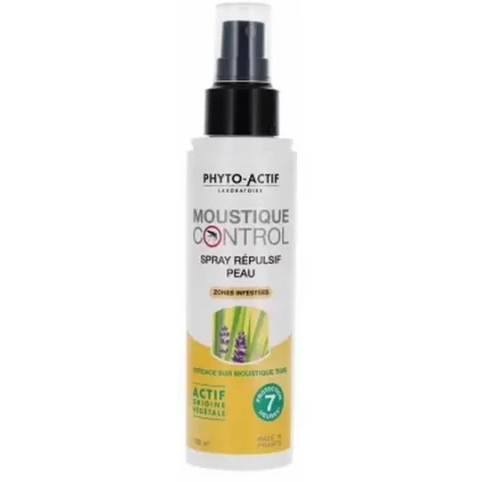 Phyto-Actif Moustique Control Spray Répulsif Peau 100 ml