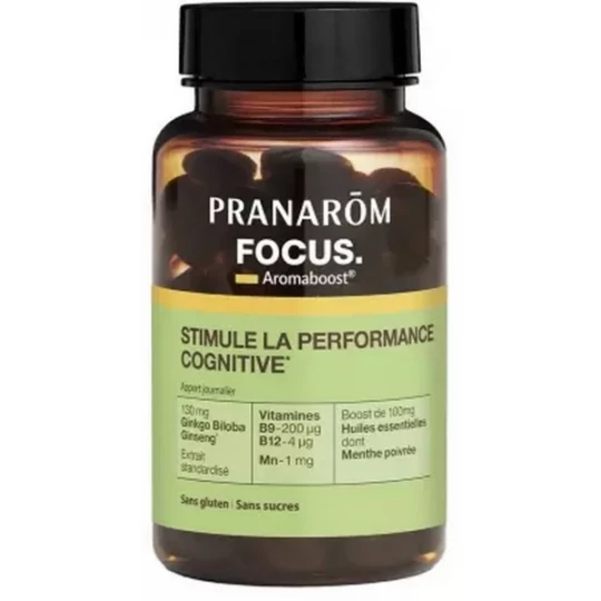 Pranarôm Aromaboost Focus Concentration Capsules x 60
