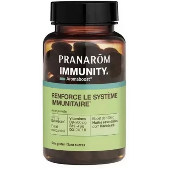 Pranarôm Aromaboost Immunity Immunité Capsules x 60
