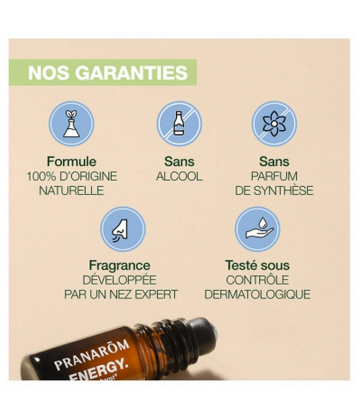 Pranarôm Aromaboost Sleep - Sommeil Roll-On aux Huiles Essentielles Bio 5 ml