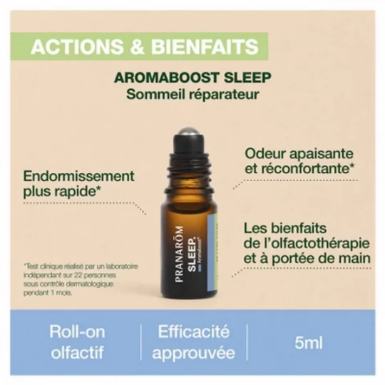 Pranarôm Aromaboost Sleep - Sommeil Roll-On aux Huiles Essentielles Bio 5 ml - image 5