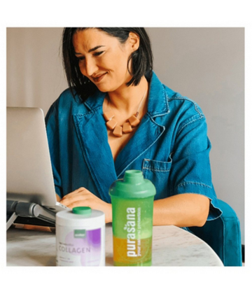 Purasana Feel Beautiful Collagène Poudre Saveur Mûre 240 g