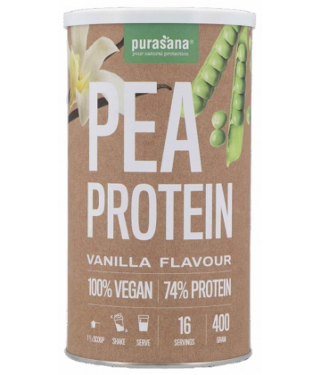 Purasana Protéine de Pois 400 g - Arôme : Vanille