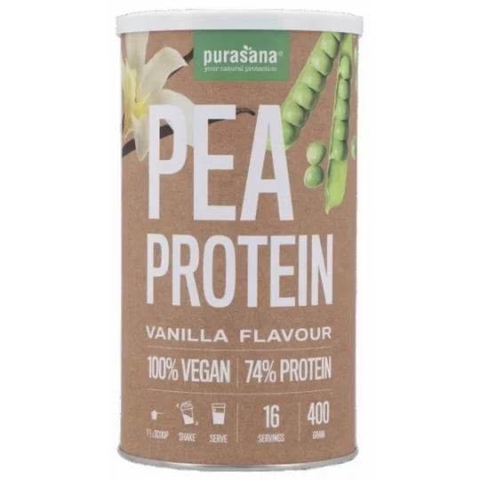 Purasana Protéine de Pois 400 g - Arôme : Vanille