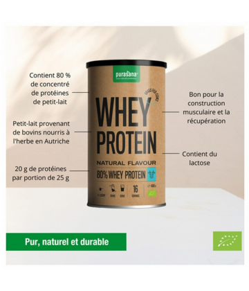 Purasana Whey Protein Bio 400 g
