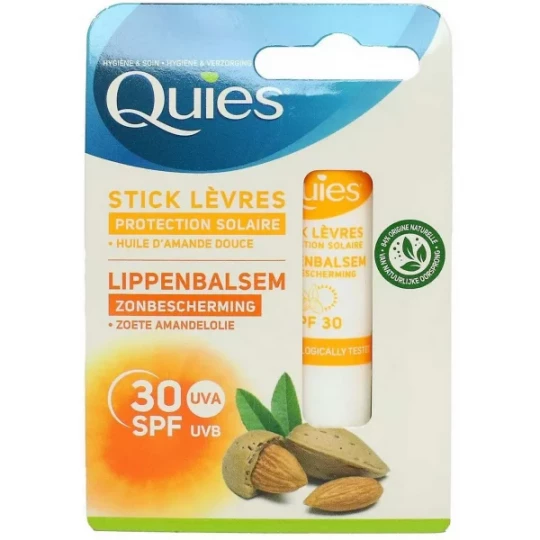 Quies Stick Lèvres Protection Solaire SPF30 4,5 g