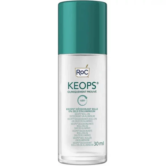 ROC Keops Déodorant à Bille 0% Aluminium 30 ml