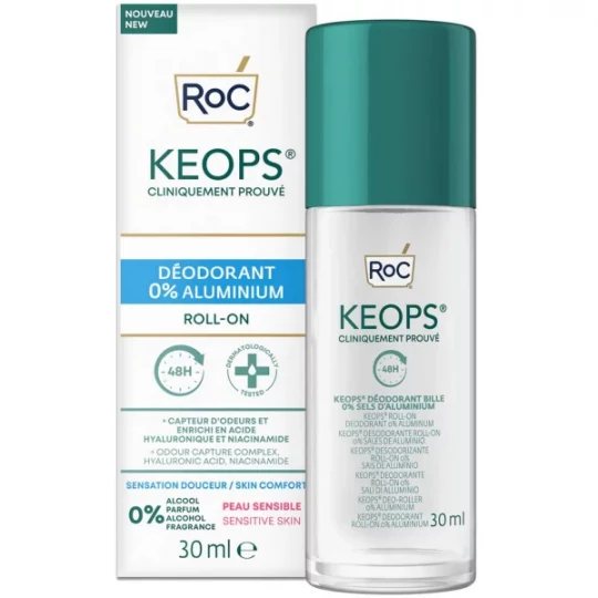 ROC Keops Déodorant à Bille 0% Aluminium 30 ml - image 4