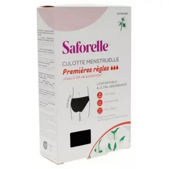 Saforelle Culotte Menstruelle Premières Règles 12-14 ans