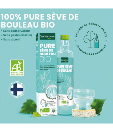Santarome Bio Pure Sève de Bouleau Bio