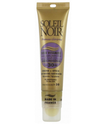Soleil Noir Soin Vitaminé Crème SPF30 20 ml + Stick SPF30 2 g
