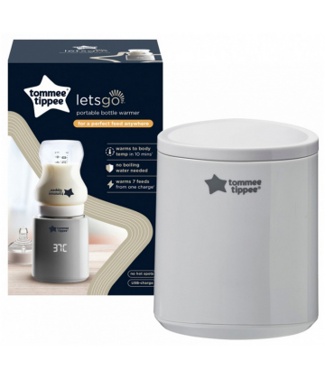 Tommee Tippee LetsGo Chauffe-Biberon Électrique Nomade