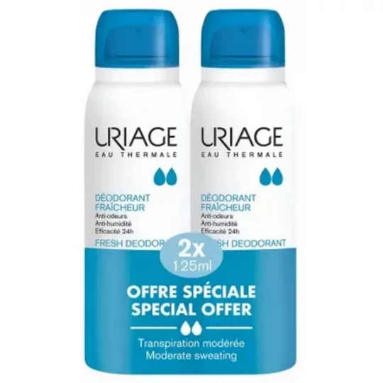 Uriage Déodorant Fraîcheur 2 x 125 ml