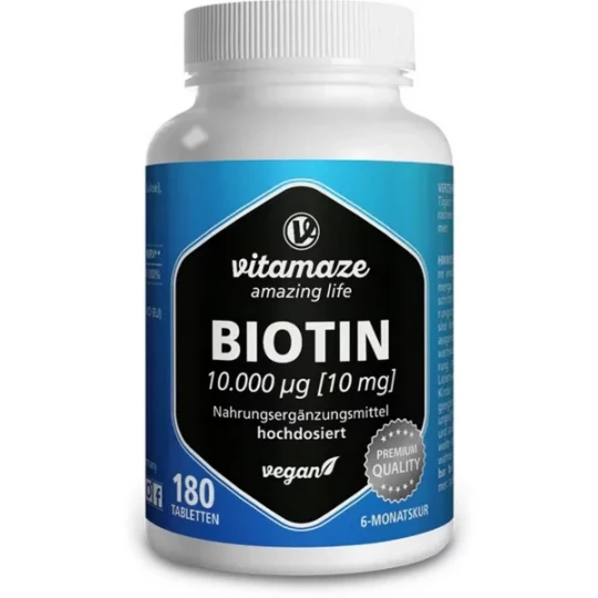 Vitamaze Biotine 10 mg Comprimés x 180