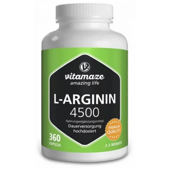 Vitamaze L-Arginine 4500 Capsules x 360