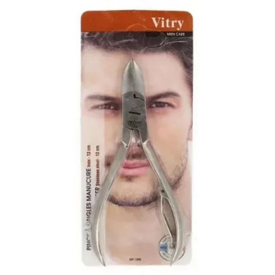 Vitry Men Care Pince à Ongles Manucure Inox 12 cm