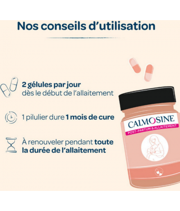 Calmosine Post Partum & Allaitement Gélules x 60