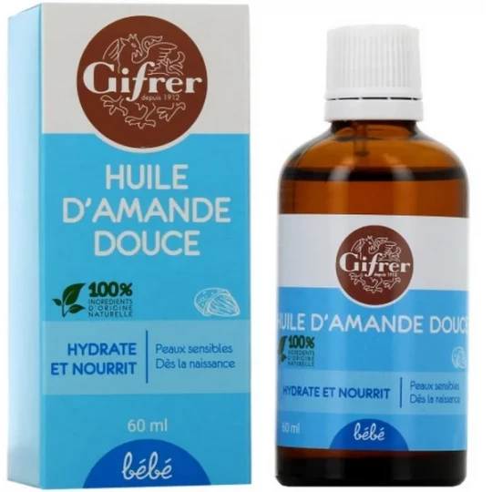 Gifrer Huile d'Amande Douce 60 ml