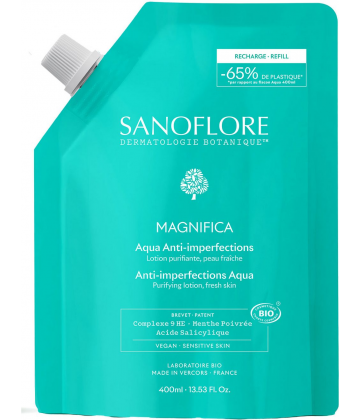 Sanoflore Aqua Magnifica Anti-Imperfections Éco-Recharge 400 ml