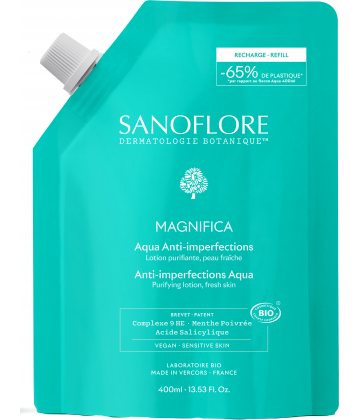 Sanoflore Aqua Magnifica Anti-Imperfections Éco-Recharge 400 ml