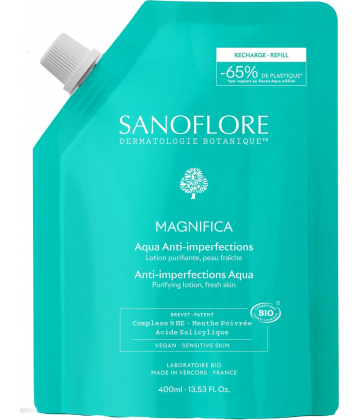 Sanoflore Aqua Magnifica Anti-Imperfections Éco-Recharge 400 ml