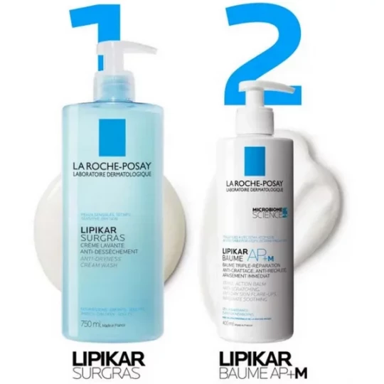 La Roche-Posay Lipikar Surgras Crème Lavante Anti-Dessèchement Recharge 400 ml - image 2