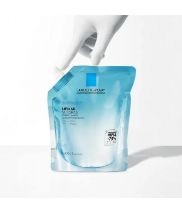 La Roche-Posay Lipikar Surgras Crème Lavante Anti-Dessèchement Recharge 400 ml