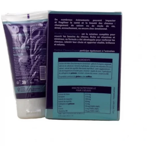 Manhaé Cheveux Expert Gélules x 120 + Cheveux Expert Shampoing Anti-Chute 50 ml Offert - image 2