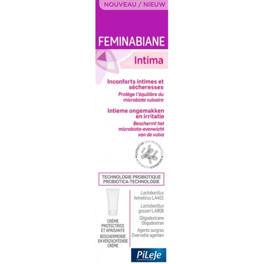 PiLeJe Feminabiane Intima Topique Inconforts Intimes et Sécheresses Crème 15 ml