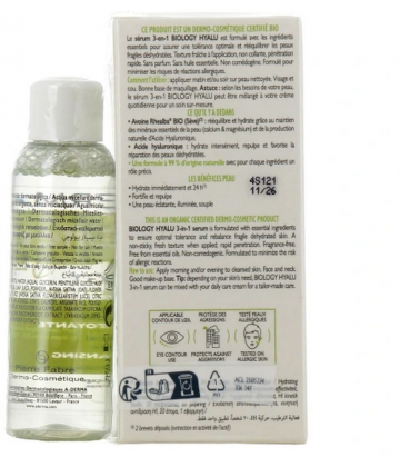 A-Derma Biology Hyalu Sérum 3 en 1 30 ml + Eau Micellaire 25 ml offerte