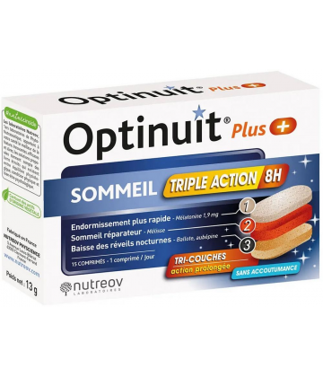 Nutreov Optinuit Plus Sommeil Triple Action Comprimés