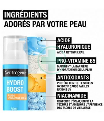 Neutrogena Hydro Boost Fluide Hydratant SPF50 50 ml
