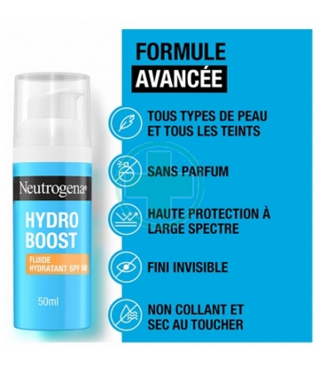 Neutrogena Hydro Boost Fluide Hydratant SPF50 50 ml