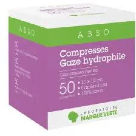 Marque Verte Abso Compresses de Gaze Hydrophile - image 4