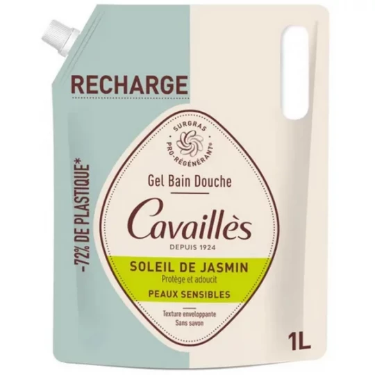 Rogé Cavaillès Gel Bain Douche Jasmin Recharge 1 L