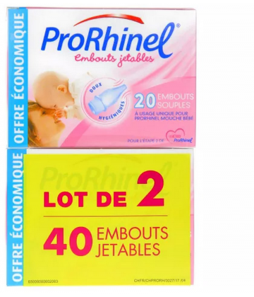 ProRhinel Embouts Jetables 2 x 20