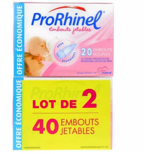ProRhinel Embouts Jetables 2 x 20