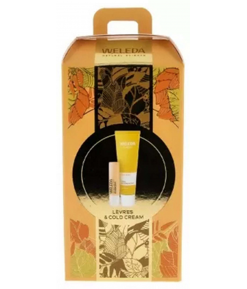 Weleda Coffret Cold Cream Visage 30 ml + Everon Soin des Lèvres 4,8 g