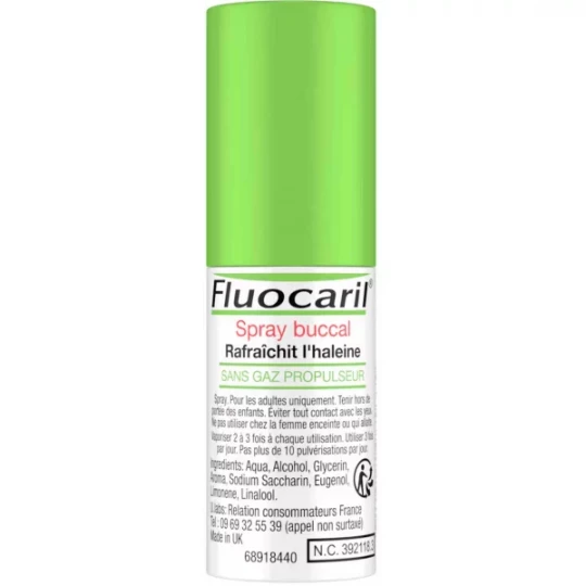 Fluocaril Rafraîchit L'Haleine Spray Buccal 15 ml