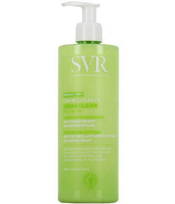 SVR Sebiaclear Crème Lavante 400 ml + Recharge 400 ml