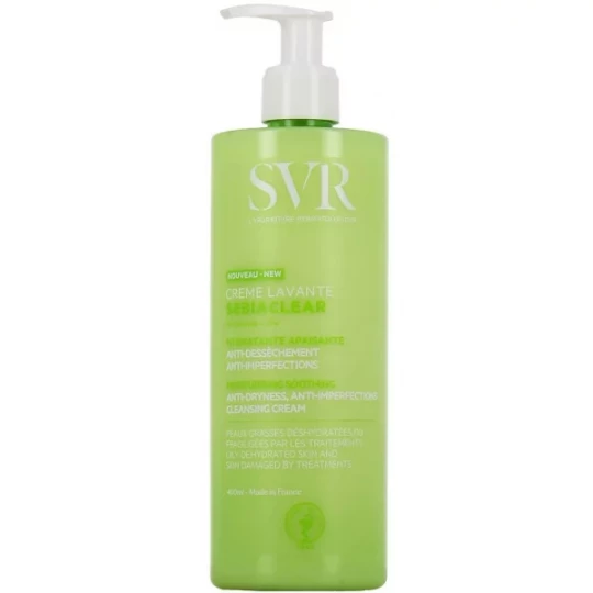 SVR Sebiaclear Crème Lavante 400 ml + Recharge 400 ml