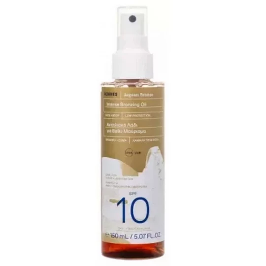 Korres Aegean Bronze Huile Bronzante Intense SPF10 150 ml